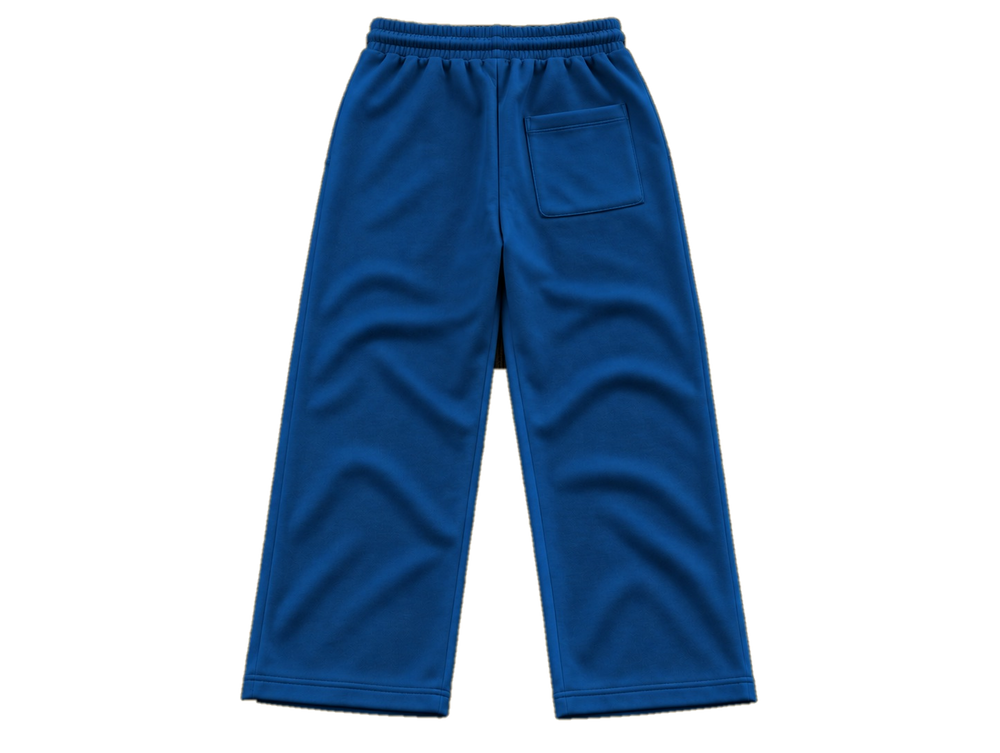 Paledonia blue sweats back transparent background