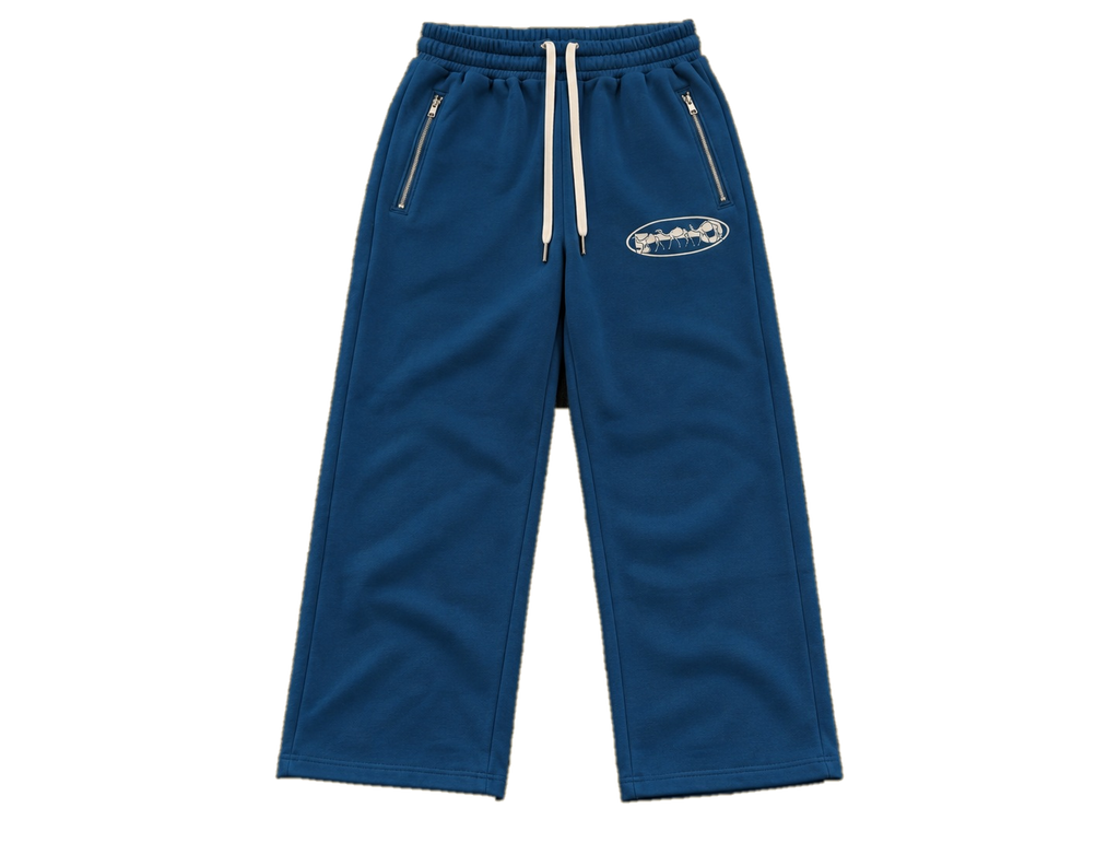 Paledonia blue sweats front transparent background