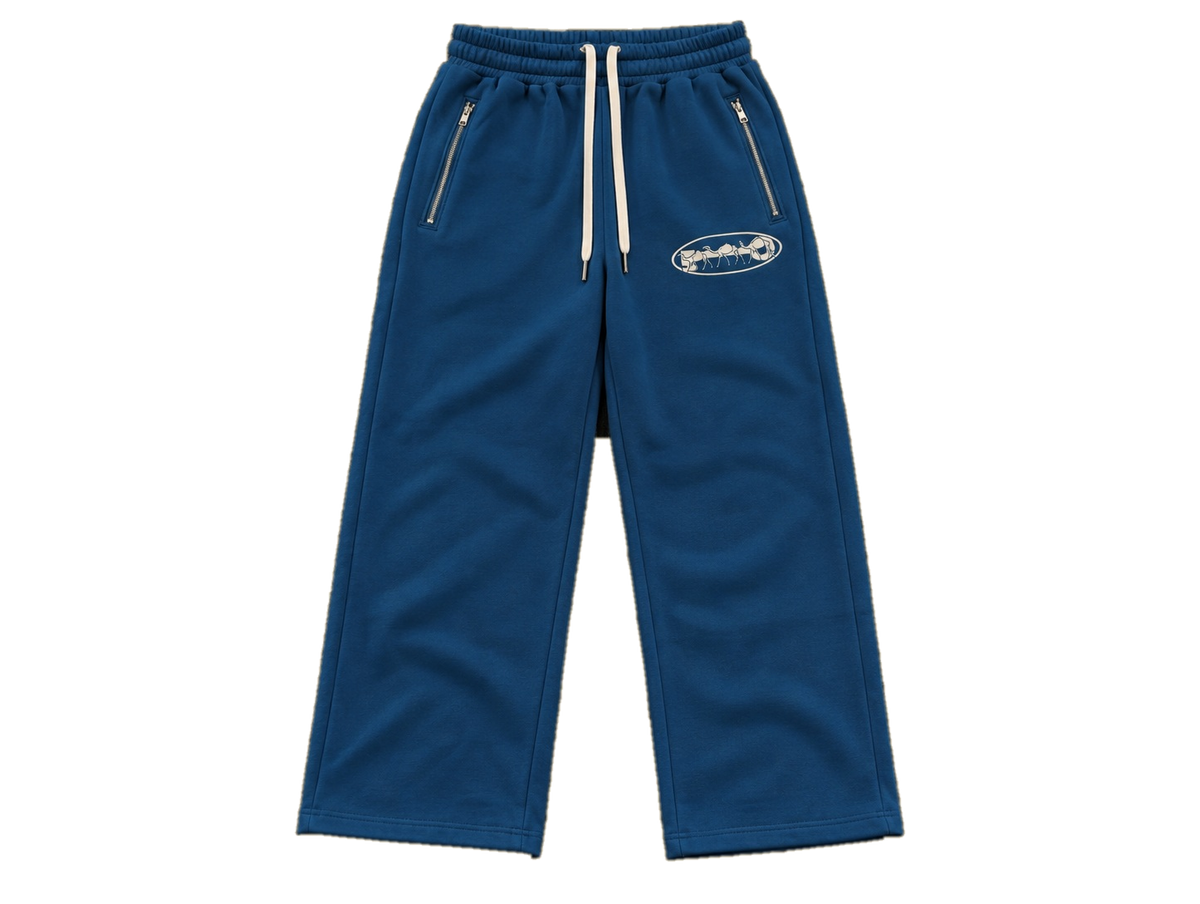 Paledonia blue sweats front transparent background