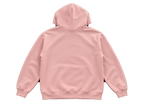 Paledonia pink hoodie back transparent background